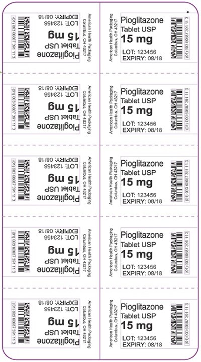 15 mg Pioglitazone Tablet Blister (15 mg Pioglitazone Tablet Blister)